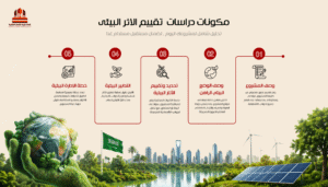 مكونات دراسات تقييم الأثر البيئي